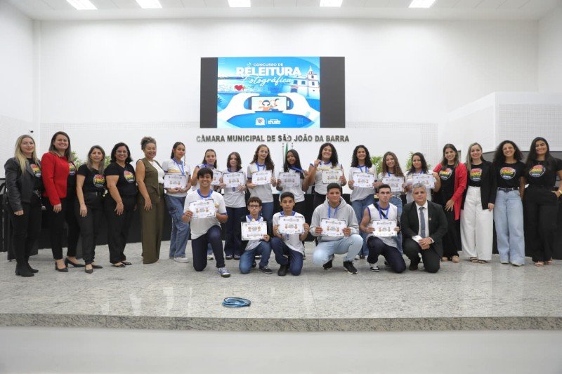 Alunos da rede municipal de São João da Barra são premiados em concurso de releitura fotográfica