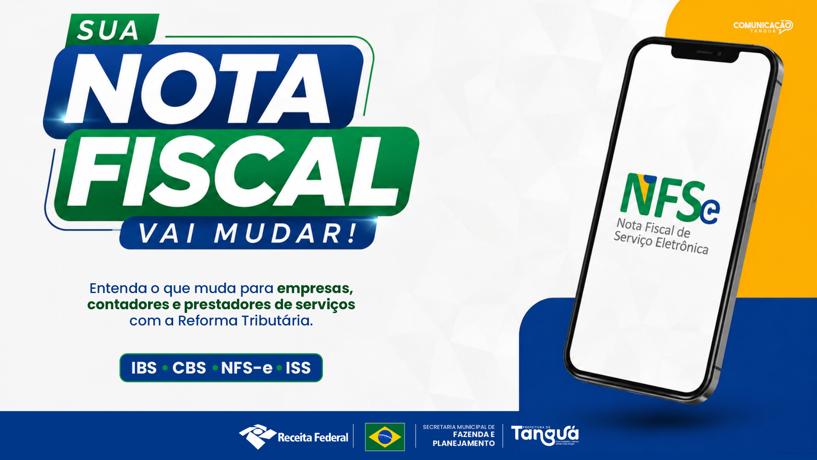 Tanguá adotará portal nacional para emissão de nota fiscal de serviço