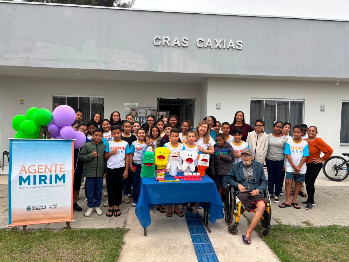Quissamã leva orientação sobre saúde bucal a crianças no CRAS IV Caxias