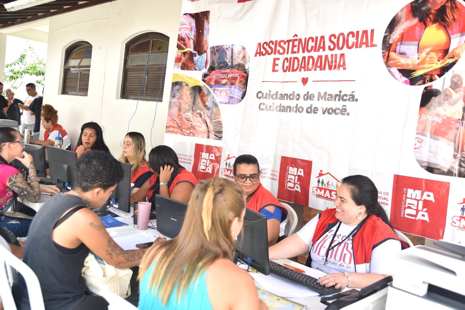 Maricá faz mutirão do CadÚnico em Ponta Negra