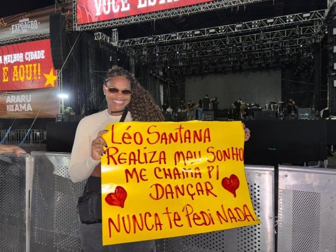 Fã dirige de Belford Roxo a Araruama para ver Léo Santana na Expo Agro