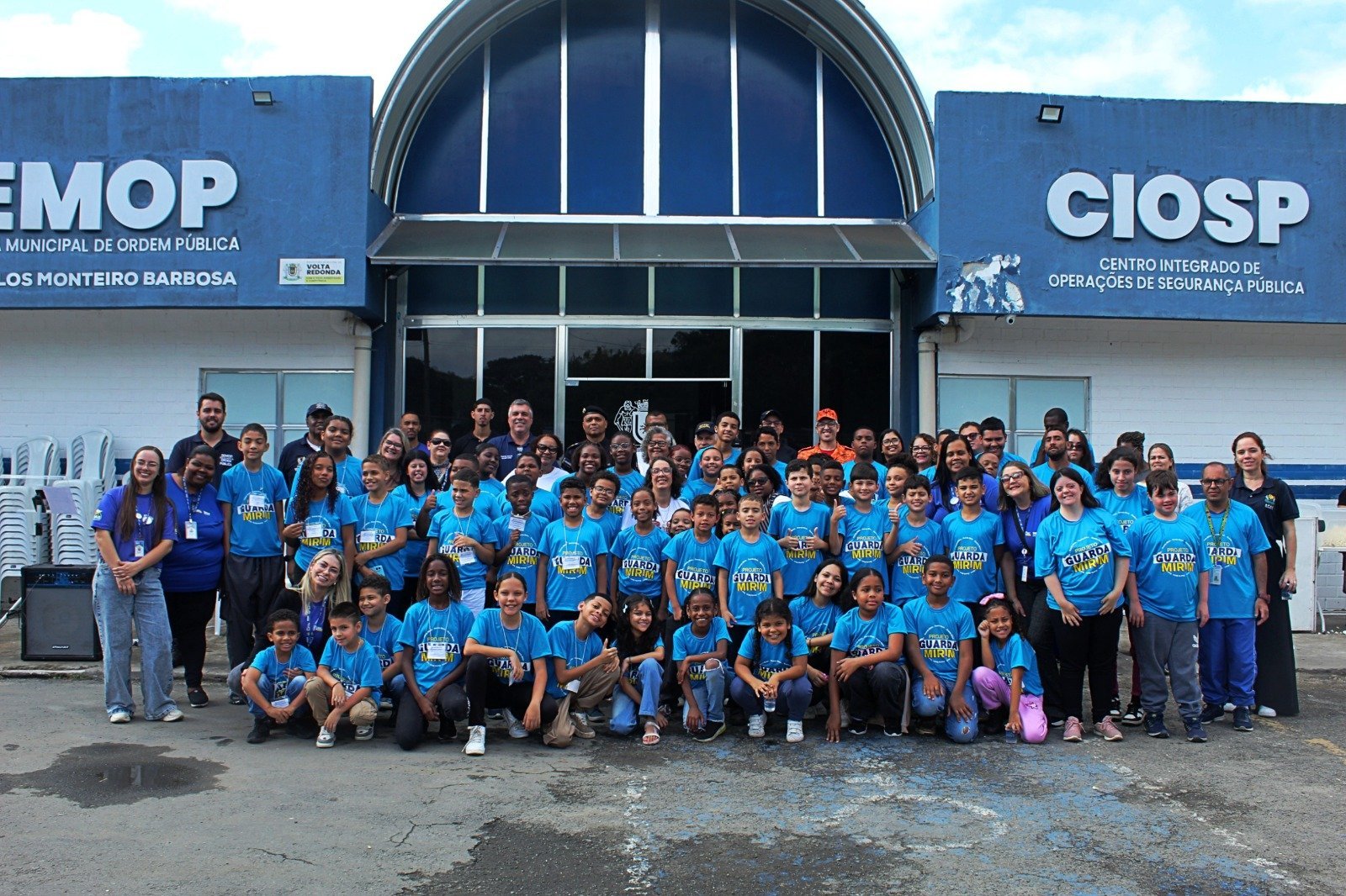 Guarda Mirim inicia semestre com 90 participantes em Volta Redonda