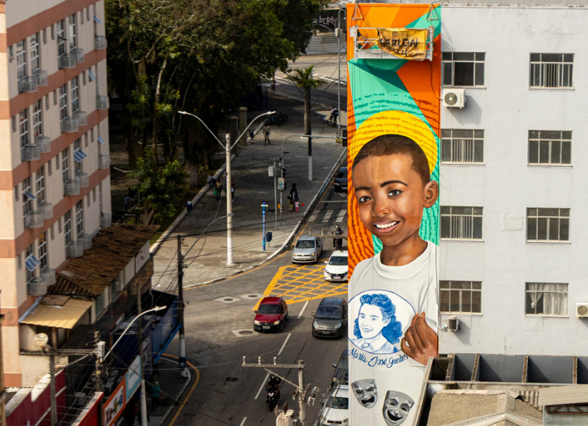 Mural no Centro Macaé de Cultura homenageia identidade e história da cidade