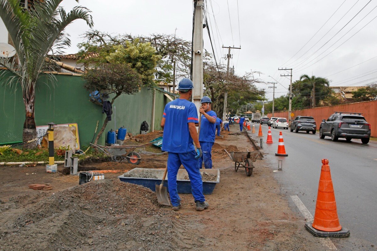 Manutenção pode causar lentidão na Avenida José Bento Ribeiro Dantas, em Búzios