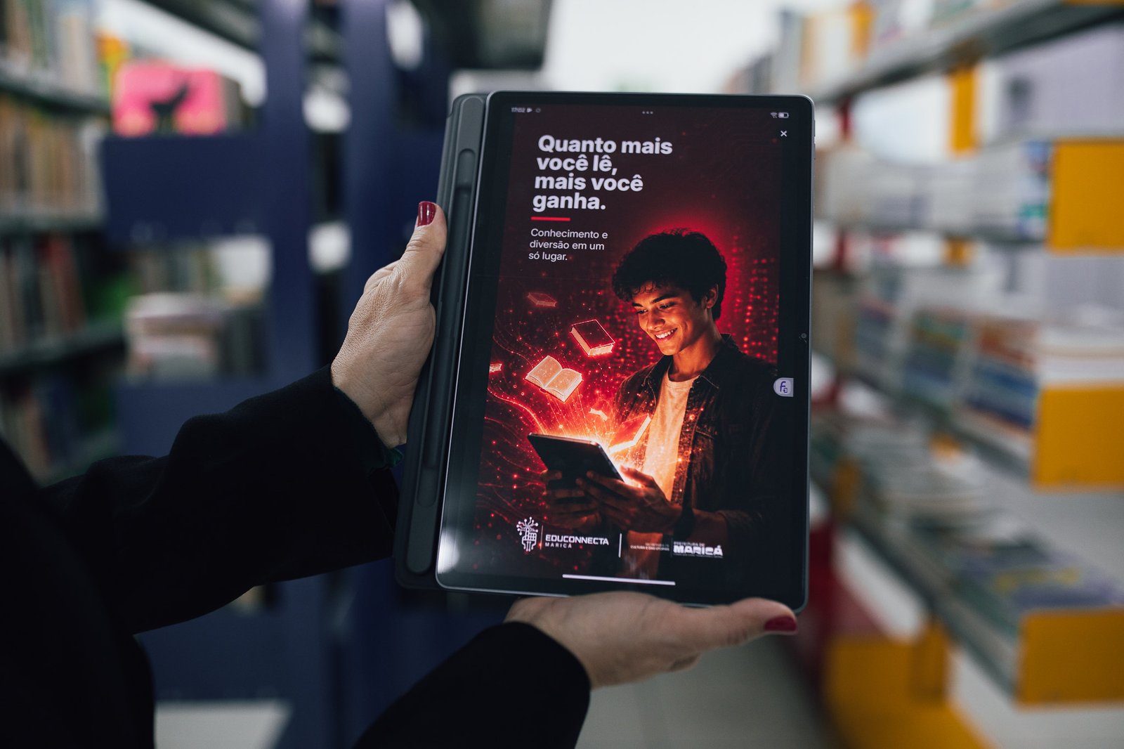 Maricá lança biblioteca digital gratuita com cerca de 6 mil obras em seis idiomas