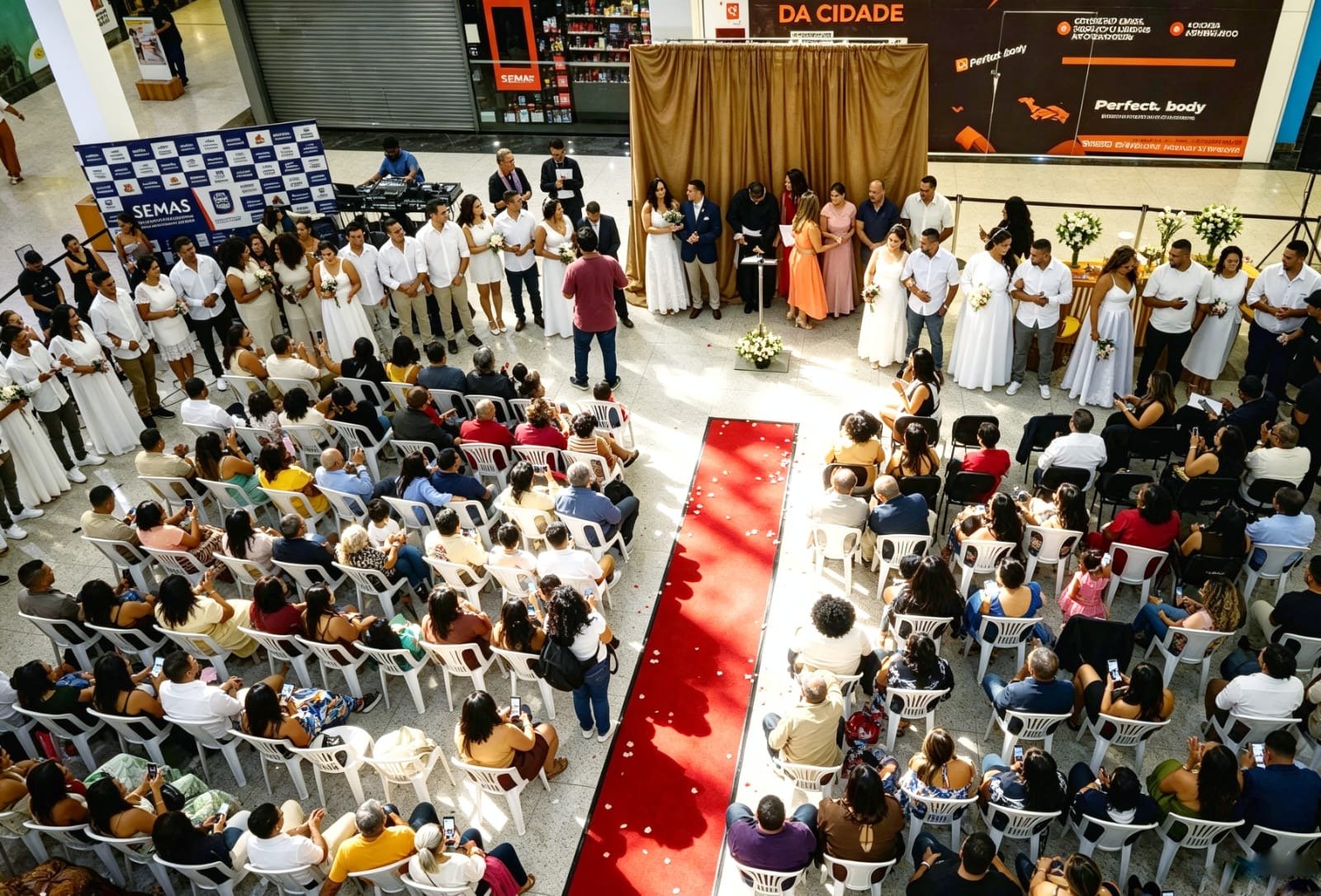 Casamento Comunitário oficializa gratuitamente a união de 36 casais em Nova Iguaçu