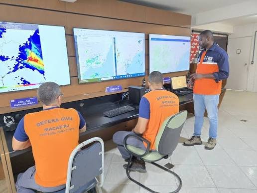 Macaé tem alerta de chuva e ventos fortes até quinta-feira