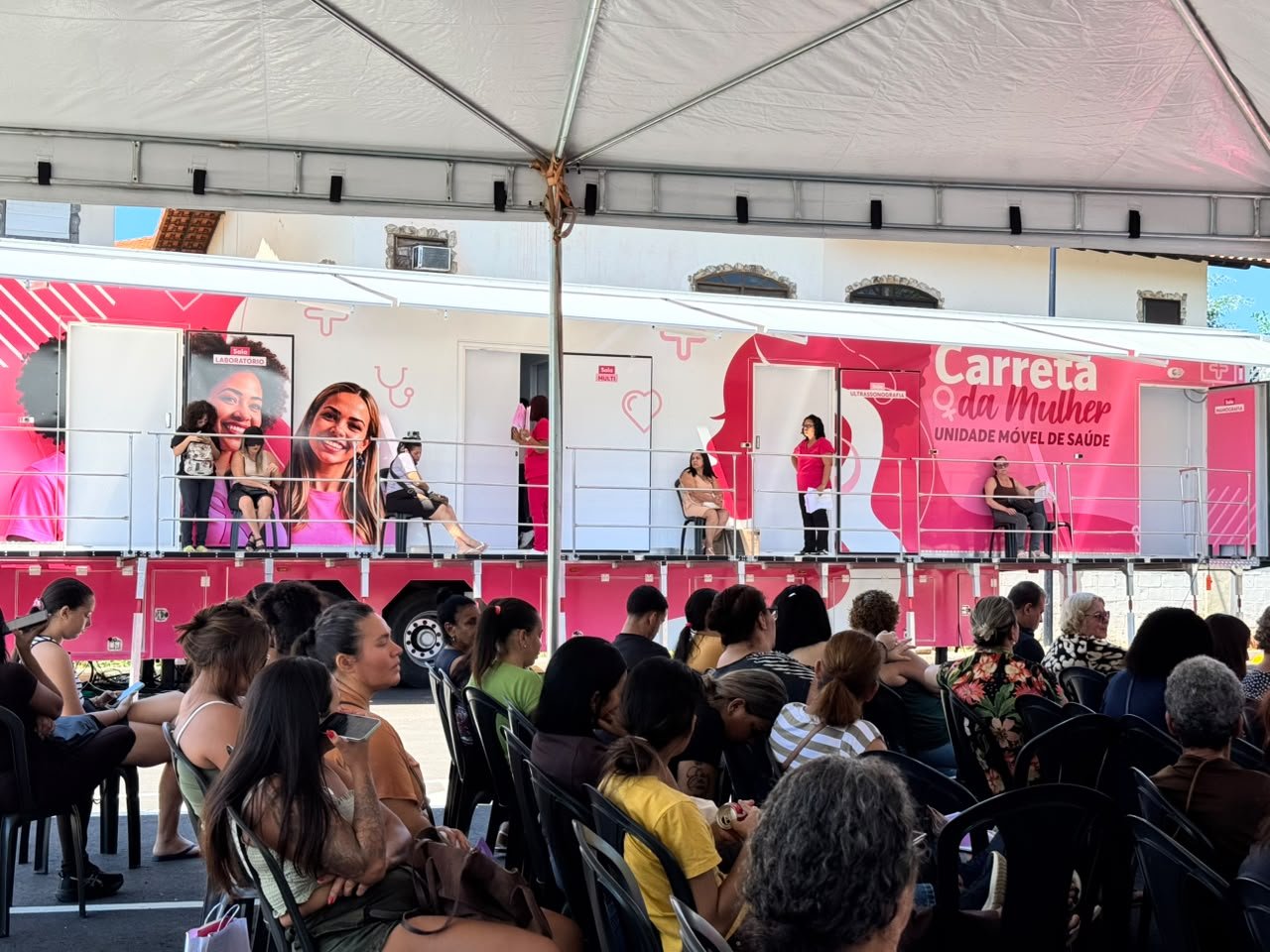 Maricá oferece exames em carretas de Saúde da Mulher para pacientes agendadas