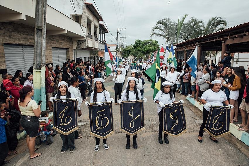 Fanfarra de escola municipal estreia em São Francisco de Itabapoana