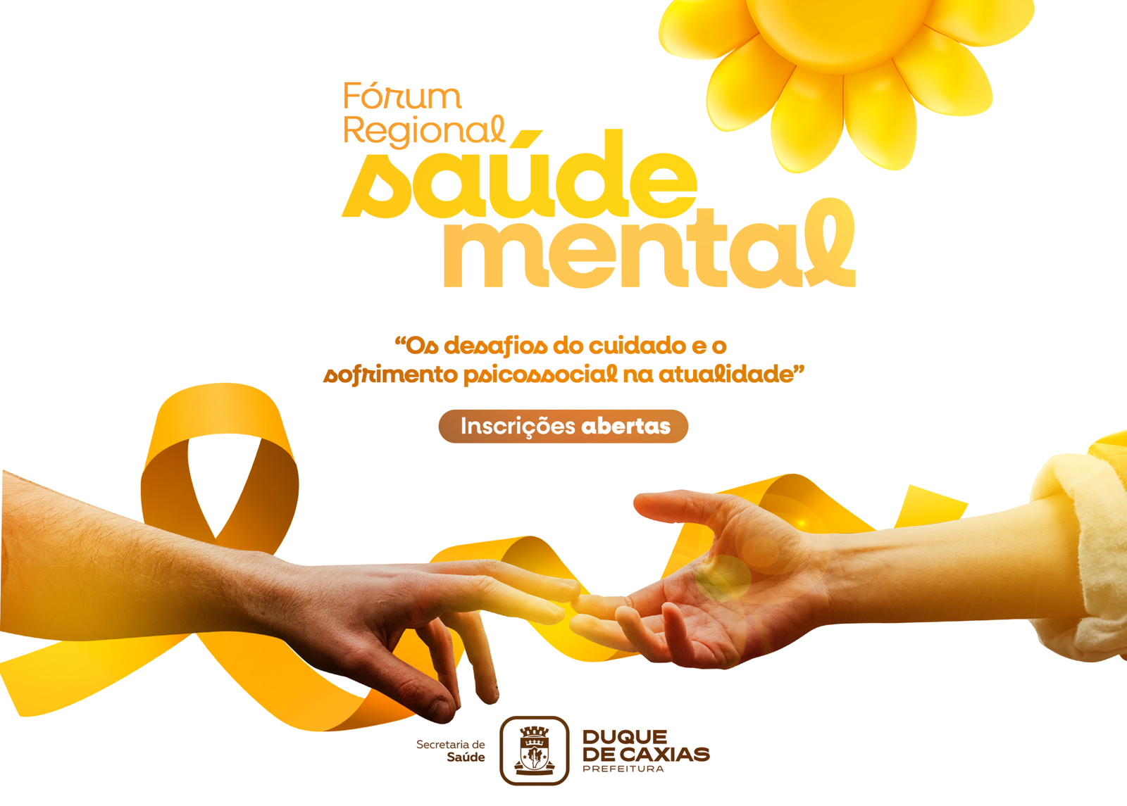 Duque de Caxias abre inscrições para fórum regional de saúde mental em 30 de setembro