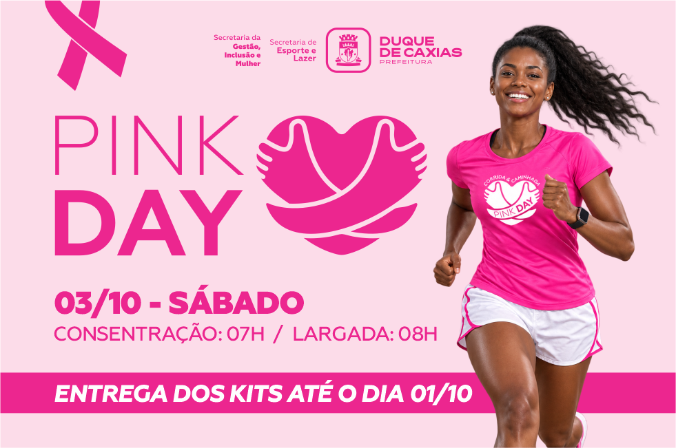Duque de Caxias prorroga retirada de kits do Pink Day até 1º de outubro