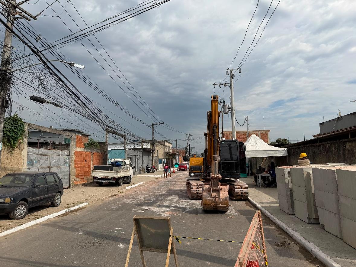 Duque de Caxias lança canalização da Rua 5 de Julho no Pilar