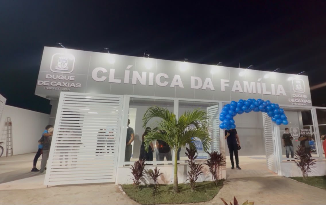 Duque de Caxias inaugura Clínica da Família Saracuruna, com capacidade para 17.500 pessoas por mês