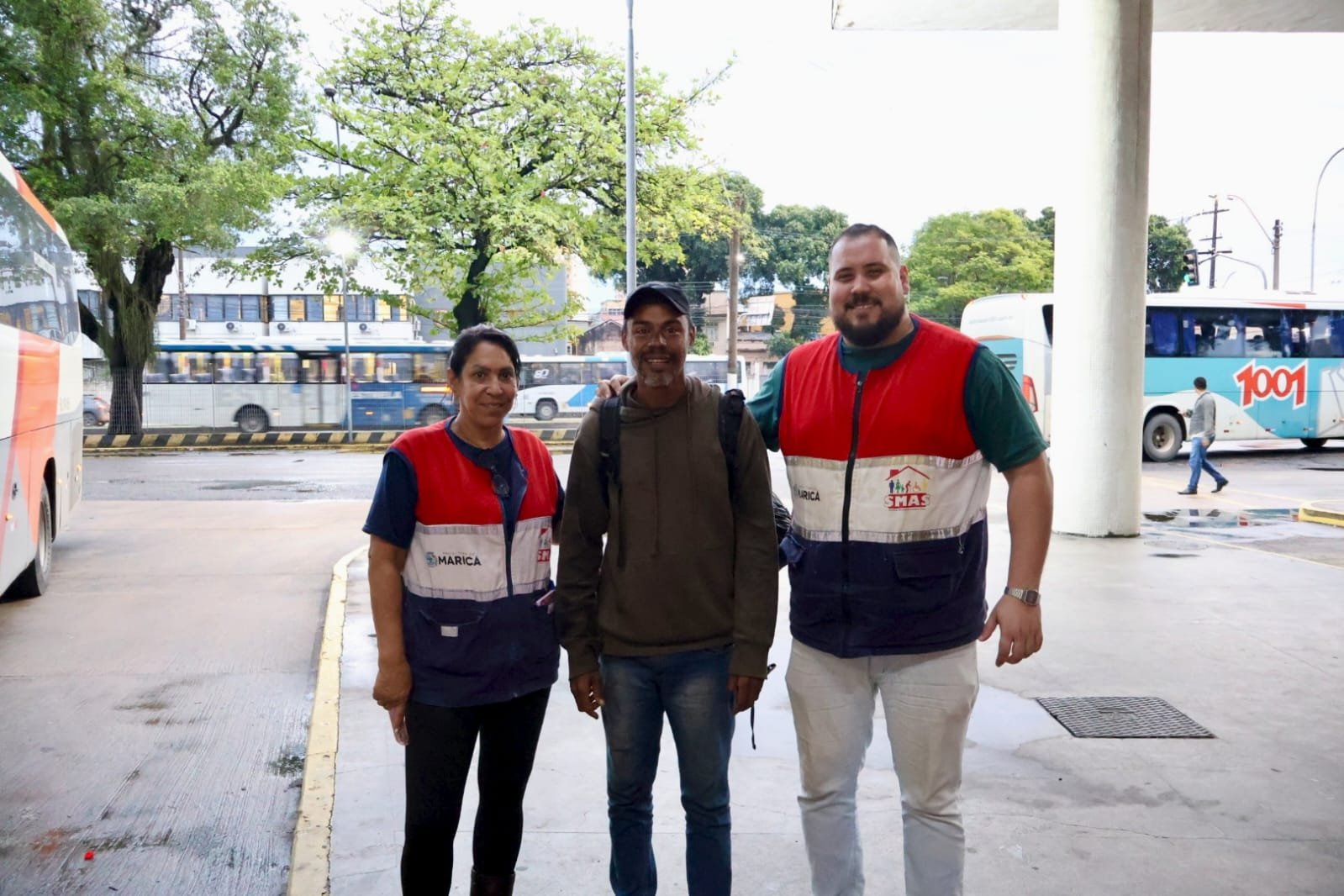 Morador retorna a Maricá e reencontra a família com apoio da assistência social