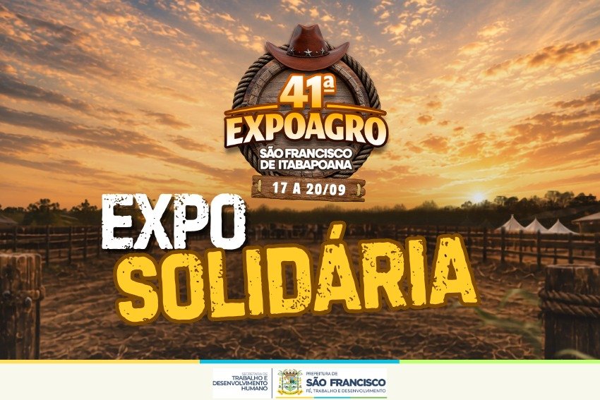ExpoAgro de São Francisco de Itabapoana arrecada alimentos para entidades locais