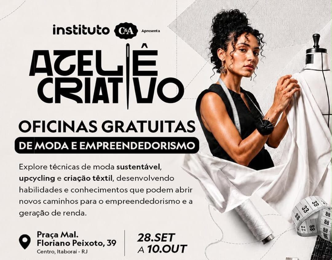 Itaboraí terá oficinas gratuitas de moda sustentável com certificado