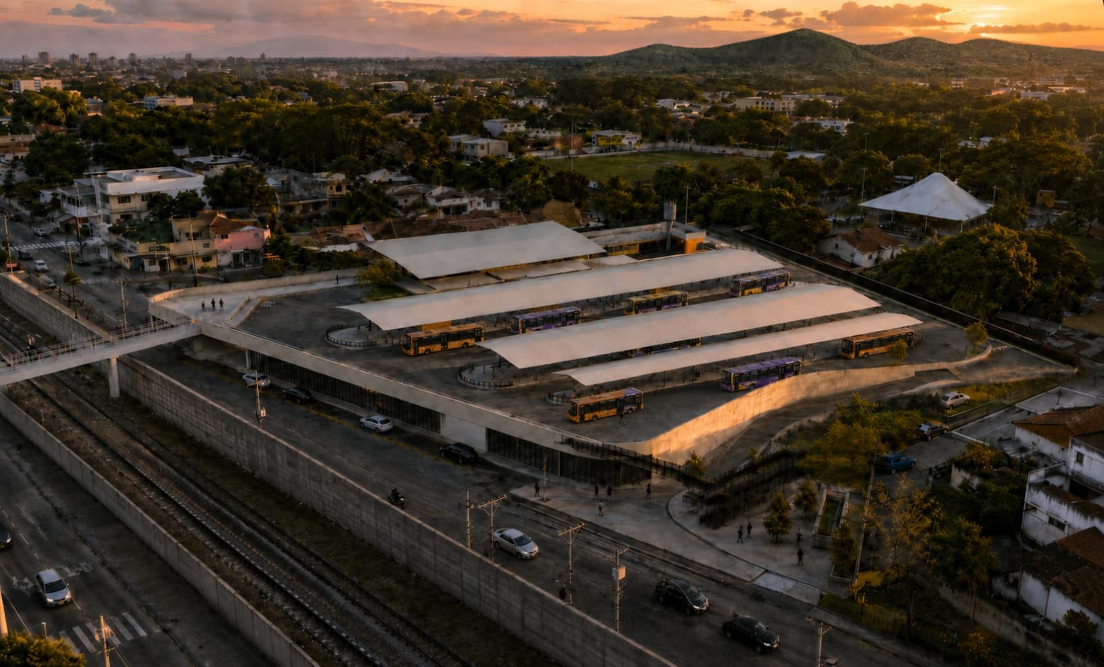 Rio inicia obras de terminal em Campo Grande para integrar 33 linhas de ônibus