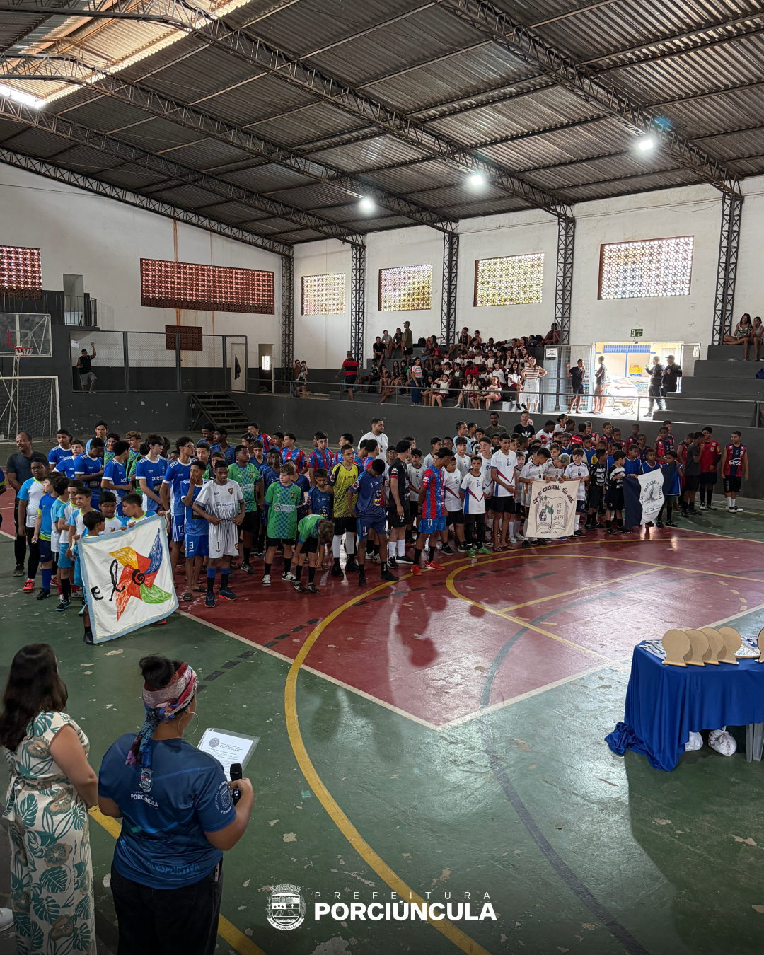 Jogos escolares reúnem estudantes de 9 a 16 anos em Porciúncula