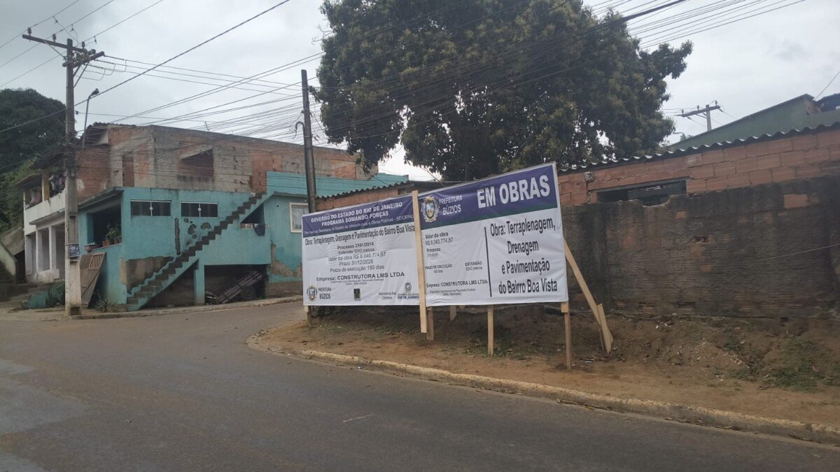 Obras na Rua Maria Cecília avançam em Armação dos Búzios com recursos estaduais